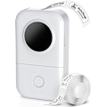 Miniatyrbillede 1 af 5: Etiketmaskine, bærbar Bluetooth mini-etiketprinter, smartphone håndholdt termisk klistermærke lille White