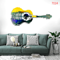 Miniatyrbild 4 av 4: Solnedgångsgitarrhartsformar, abstrakta gitarrsilikonformar för