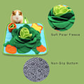 Miniatyrbilde 3 av 5: 30×30×2cm Kaninforagingmatte Snusematte for Smådyr Kaninpuslespill Lekevarer Kjæledyr Interaktiv Fôringsmatte for Guinea Pi