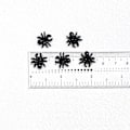 Miniatyrbilde 4 av 4: 30 stk, Halloween Edderkopp Neglepynt 3D Resin Edderkopp Neglekunstpynt Halloween Svart Edderkopp Negleutstyr Gotisk Neglekunsttilbehør Mørk Svart Edderkopp