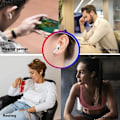 Pikkukuva 5 / 5: Langattomat Bluetooth-kuulokkeet 5.3 HiFi-stereofoninen ääni, Bluetooth-urheilukuulokkeet sisäänrakennetulla HD-mikrofonilla, I