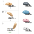 Miniatyrbillede 4 af 5: Sutteclips 16 stk. Træ Sutteclips. Sutteclips