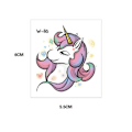 Pikkukuva 5 / 5: 2 pakka Unicorn-juhlien lahjoja - Väliaikaiset tatuoinnit lapsille - 20 tyyliä - Syntymäpäiväjuhlien tarvikkeet,
