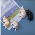 Miniatyrbild 3 av 5: Japansk söt djur söt sovande katt kylskåpsdekal meddelande bo