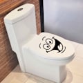 Pikkukuva 2 / 5: Hymiötarra, Hauska Seinätarra WC:hen, Kylpyhuoneeseen