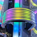 Miniatyrbillede 5 af 5: ARGB lysstribe, 5V 3Pin bundkort ekstern strømforsyning neon lysstribe til PC Mod blødt lys