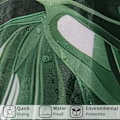 Miniatyrbillede 3 af 5: 180x200cm Bruseforhæng, Badeværelsesforhæng, Abstrakt Plante Vandfarve Bruseforhæng, Vandafvisende Bruseforhæng, Badeværelse