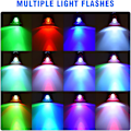 Miniatyrbillede 2 af 5: (hvid) Universal multifunktionel bil hajfin LED sol advarselslys ikke antenne anti ta