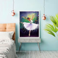 Miniatyrbilde 3 av 5: Diamantmaleri 5D Diamant Peinture Dansende Kvinne DIY Krystall St