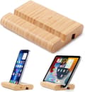 Bambu Tablet- och Mobiltelefonställ för Skrivbord, för iPhone, iPad, Tablets och Alla Telefoner