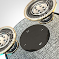 Miniatyrbillede 2 af 3: Bluetooth-højttaler, trådløs, praktisk brusebadsrejsehøjttaler, med subwoofer, indbygget mikrofon, S
