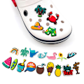 Miniatyrbilde 5 av 5: 20 stk. charms til Croc Bubble Slides Clogs Sandaler, søte blomster Sh