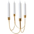 Miniatyrbilde 5 av 5: 1 stk. Lysestaker, 4 Gull Lysestaker, Metall Lysestakeholder, Mantel Lysestake for Borddekorasjon