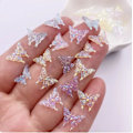 Pikkukuva 2 / 4: 1 Laatikko, 6 Väriä Söpöjä Kawaii 3D Kynsikoristeita Hartsi Akryyli Kynsijalokiviä Strassikiviä Aurora Glitter Koristeita Kynsitaiteeseen DIY