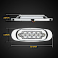 Miniatyrbillede 3 af 5: 4 stk hjørne sidemarkør LED-lys konturlampe lastbil trailer