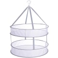 Miniatyrbilde 1 av 5: 2-lags hengende tørkestativ (60 cm), hengende netting for tørking, urtetørking