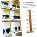 Miniatyrbilde 3 av 4: Briller displaystativ briller stativ tre displaystativ utstillingshylle display H30cm
