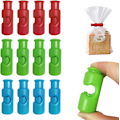 Miniatyrbillede 1 af 5: 12 stk. Poseposer, Chip Clips Poseposer Madklemmer, Chip Clips, Værdipakning Mad Frugt Brød Pose Klemme Ikke-Skridsikker Greb Let