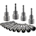 Miniatyrbillede 1 af 5: Magnetisk Hex Socket 14Pcs Slagdriver Socket 6-19mm, Magnetisk Hex Socket Nøglesæt Magneti