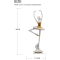 Miniatyrbilde 3 av 5: Danserinne Statue Dekor Figur Ballerina Skulptur Resin Yoga Kunst