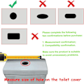Miniatyrbillede 3 af 4: 5 stk. 58 MM/2,16 tommer Toilettank Trykknap Toiletknap Dobbelt Tryk Skylle Toiletknap Toiletknap Skylleknap Udskiftning med Gevinddiameter,f