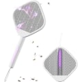 Miniatyrbild 1 av 5: Elektrisk flugsmällare Zapper Uppladdningsbar - Inomhus Utomhus Myggzapper Racket Dödar Myggor