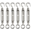 Miniatyrbillede 1 af 5: 6 stk. Wire Turnbuckle Turnbuckle M4 Rustfrit stål Justerbar Tu