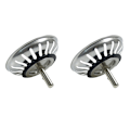Miniatyrbillede 1 af 4: Kurv til køkkenvask 79,3 mm - Universal rustfrit stål si, pop-up kurvprop, -