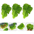Miniatyrbilde 4 av 4: 3 stk. Kunstig grønnsak Falsk salat Kunstige salatblader Sa