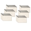 Miniatyrbilde 1 av 5: DIY tomme stoffposer for reiser, toalettveske, malingsstoffpose, sminkepose, malingspose, 24pcs