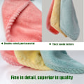 Miniatyrbilde 5 av 5: (Lyse farger) 3-delt korallfleece mikrofiber kjøkken- og badhåndklesett for å tørke hendene umiddelbart