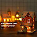 Miniatyrbild 3 av 5: Jul Trä Hus Oavslutade Jul Trä Prydnader med