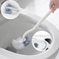 Pikkukuva 2 / 5: (2 kpl) Ammattimainen WC-harja – Puolipyöreä pää ja 40 cm kaareva kahva, tehokas reunojen puhdistus