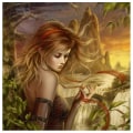 Miniatyrbilde 1 av 4: 30*40cm DIY Diamantmaleri (kun maleri, ingen ramme) Fantasy gi