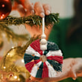 Miniatyrbillede 4 af 5: 3 stk. Julepynt Håndvævet Reb Hængende Pynt til Juletræ Navidad Fest Dekorationer
