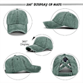 Miniatyrbillede 2 af 4: 1 stk. sort hestehalehat til kvinder, dame baseball cap med huller