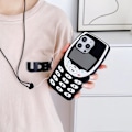 Miniatyrbilde 2 av 5: 1 stk 3D Klassisk Retro Telefondeksel for iPhone 14 Pro Max 6.7\", 3D Søt Kawaii Nydelig Retro Telefon Kvinner Jenter Tenåringer Barn Så