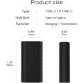 Pikkukuva 4 / 5: 2 kpl USB C -liitintä, naaras-naaraskytkin, USB-C USB 3.1 -jatkoliitin tablettia varten, C