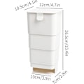 Miniatyrbillede 5 af 5: 10×26.5×10.5cm Indkøbspose Dispenser, Indkøbspose Organiser | Væghængt Indkøbspose Opbevaring, Let Tilgængelig Pose
