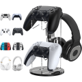 Miniatyrbilde 1 av 5: Universal Gamepad og Headset Holder, 2 i 1 Gamepad Holder, Stor