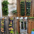 Miniatyrbillede 5 af 5: Planteposer, opdateret 6 lommer lodret vægplanter væg hængende planteposer til have græsplæne have