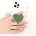 Miniatyrbild 2 av 4: (Jadegrön) Söt Solid Macaron Färg Hjärta Forma Vikbar Mobiltelefon Grepp Stativ Hållare för Smartphone Tablet Cell
