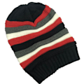 Miniatyrbilde 5 av 5: Vinterhatter Jamaicansk lue Striper Slouchy 2#