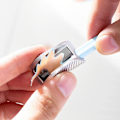Miniatyrbillede 2 af 5: Mini Blyantspidser, Zinklegeringsmateriale, Skarp, Holdbar og Sikker, Smuk, Blyantspidser, til Standardblyanter, Farve
