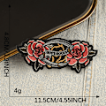 Miniatyrbild 4 av 5: Mörka Broderade Applikationer Stryk-På-Lapp för Ryggsäckar, Rockband-Lapp för Jackor, Cool Sy-Lapp för Kläder, Jea