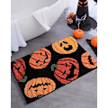 Miniatyrbillede 1 af 5: Efterårs Halloween Badeværelsesmåtter Sjove Græskar Bademåtte til Efterårs Høst Thanksgiving Hjemmeindretning, Blød Skridsikker Tæppe til