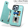 Miniatyrbillede 2 af 5: iPhone 15 Pro Max Etui med Kortlomme, Blomst Magnetisk Bagside Flip Etui til iPhone 15 Pro Max Pengepung Etui til Kvinder, Pro