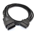 Pikkukuva 1 / 4: OBD2 OBD II 16-nastainen uros-naaraskaapeli auton diagnostiikkaan A
