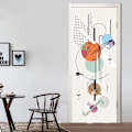 Pikkukuva 2 / 4: 77x200cm Ovitarttu Trompe l'oeil -efekti 3D-tapetti（Tyyli 24)
