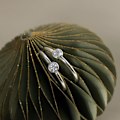 Miniatyrbilde 3 av 5: 925 Sterling Sølv Enkel 1,5 mm Bred Bånd, 4 mm Hvit Rund Kubisk Zirkonia Simulert Diamant, Størrelse 6 7 8